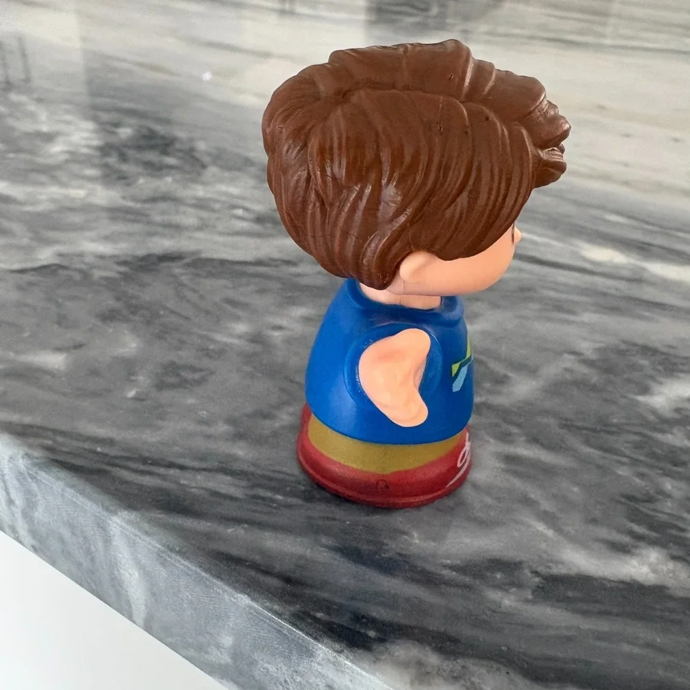 Fisher Price Little People JACK Figure BIG HELPERS HOME Blue Shirt Brown Hair‎